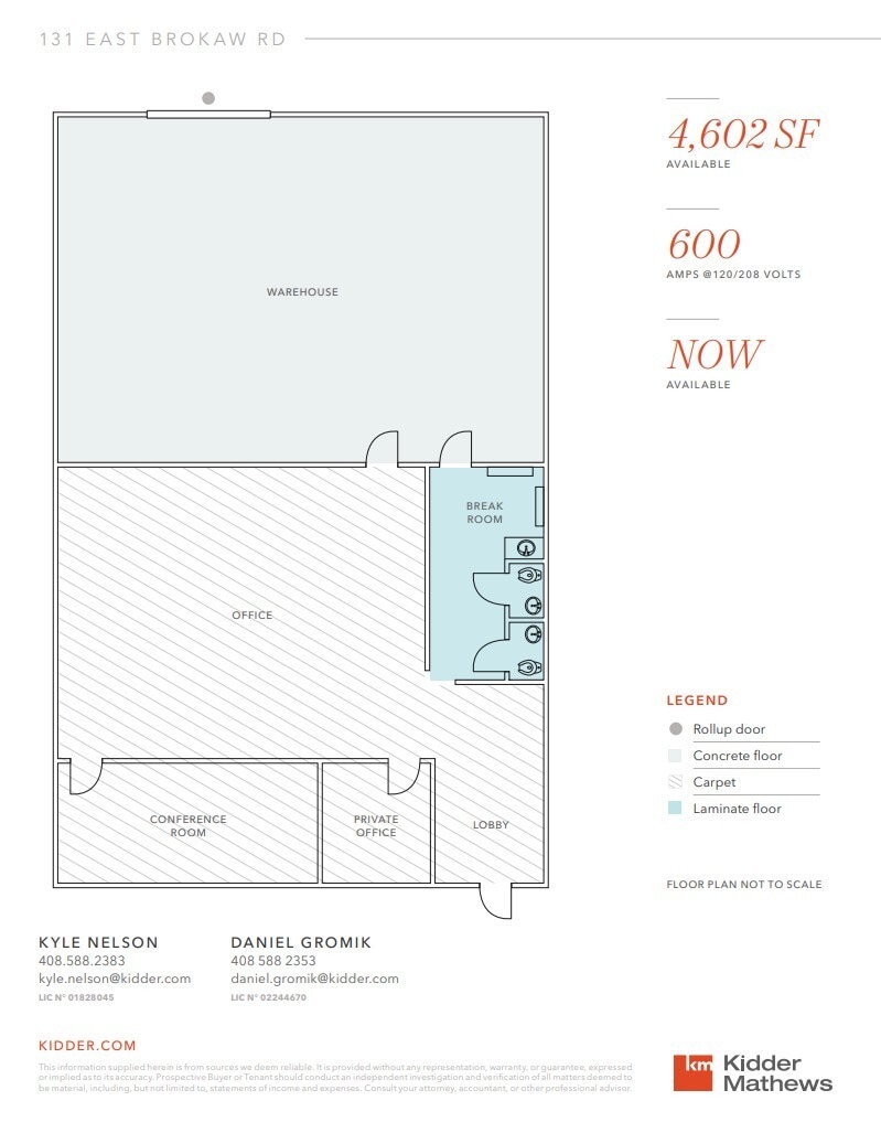 111-151 E Brokaw Rd, San Jose, CA à louer Plan d’étage- Image 1 de 1