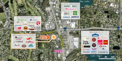 12904-13050 N Dale Mabry Hwy, Tampa, FL for lease Map- Image 2 of 2