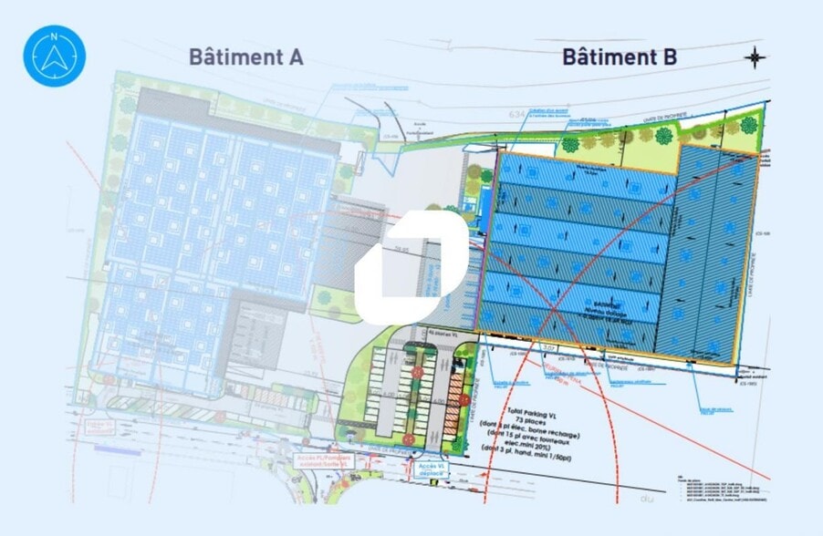 Industrial in Avignon for lease - Floor Plan - Image 2 of 2