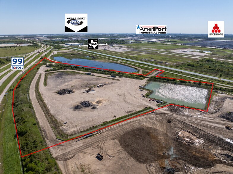 NWC FM 565 & SH 99, Baytown, TX à vendre - Aérien - Image 1 de 4