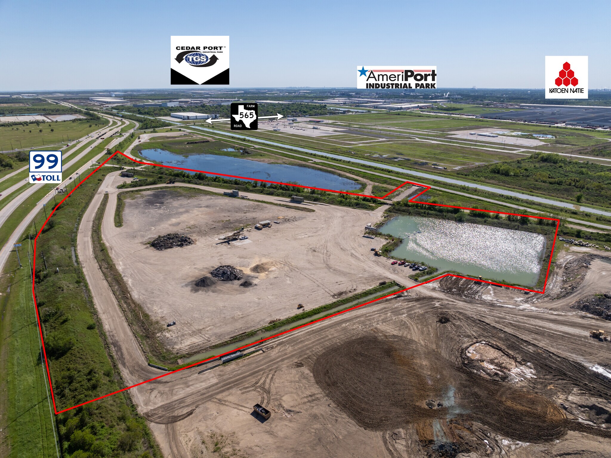 NWC FM 565 & SH 99, Baytown, TX à vendre Aérien- Image 1 de 5