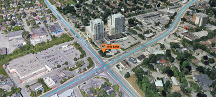 1596 Bank St, Ottawa, ON for lease Aerial- Image 2 of 4