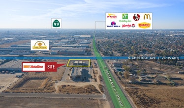 2615 S Chestnut Ave, Fresno, CA - AERIAL  map view - Image1