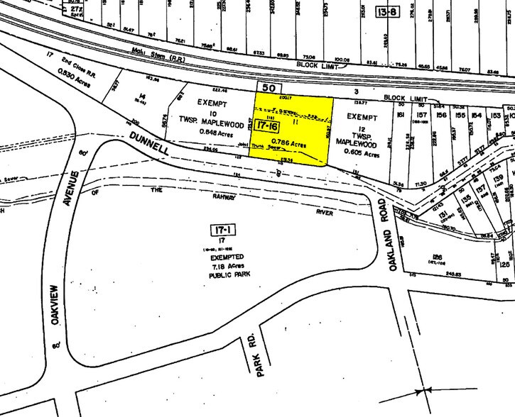 111 Dunnell Rd, Maplewood, NJ à louer - Plan cadastral - Image 2 de 8