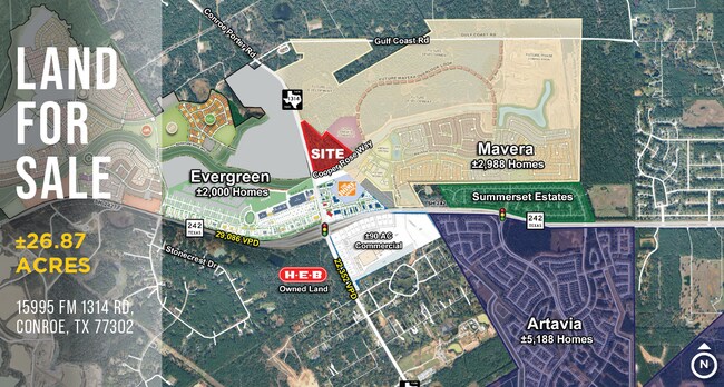 Plus de détails pour 15995 FM 1314 Rd, Conroe, TX - Terrain à vendre