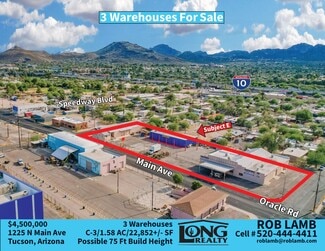 More details for 1225 N Main Ave, Tucson, AZ - Industrial for Sale