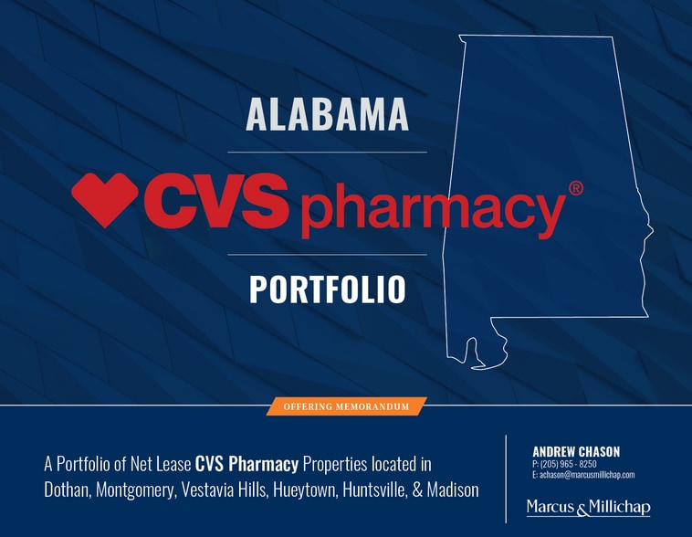 Alabama CVS Pharmacy Portfolio portfolio of 5 properties for sale on LoopNet.ca - Building Photo - Image 1 of 3