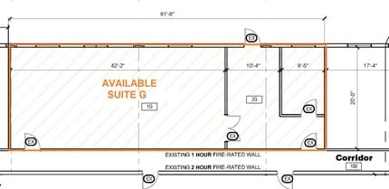 7275 W Joy Rd, Dexter, MI à louer Plan d’étage- Image 1 de 5