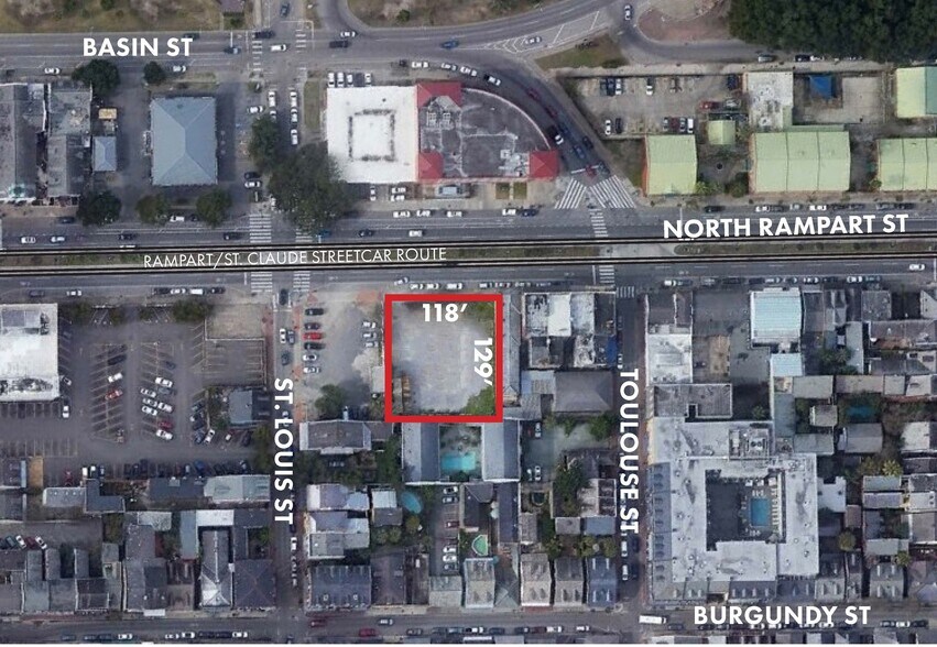 524 N Rampart St, New Orleans, LA for sale - Aerial - Image 2 of 3