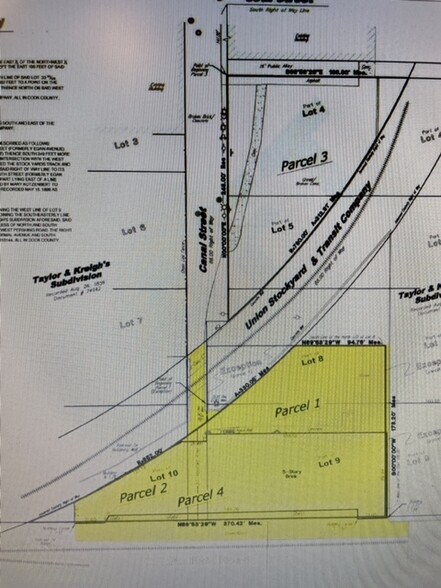 3951 S Canal St, Chicago, IL à vendre - Plan cadastral - Image 2 de 2