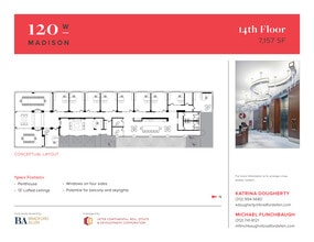 120 W Madison St, Chicago, IL à louer Plan d’étage- Image 1 de 1