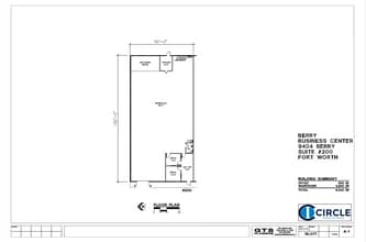 5848-5884 E Berry St, Fort Worth, TX à louer Plan d’étage- Image 1 de 1