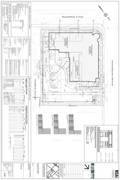 1893 Appleby Line, Burlington, ON à louer - Plan de site - Image 3 de 7