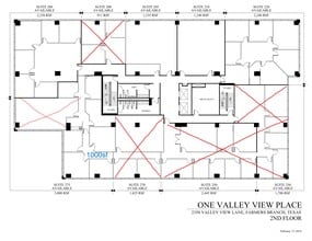 2350 Valley View Ln, Dallas, TX à louer Plan de site- Image 2 de 2