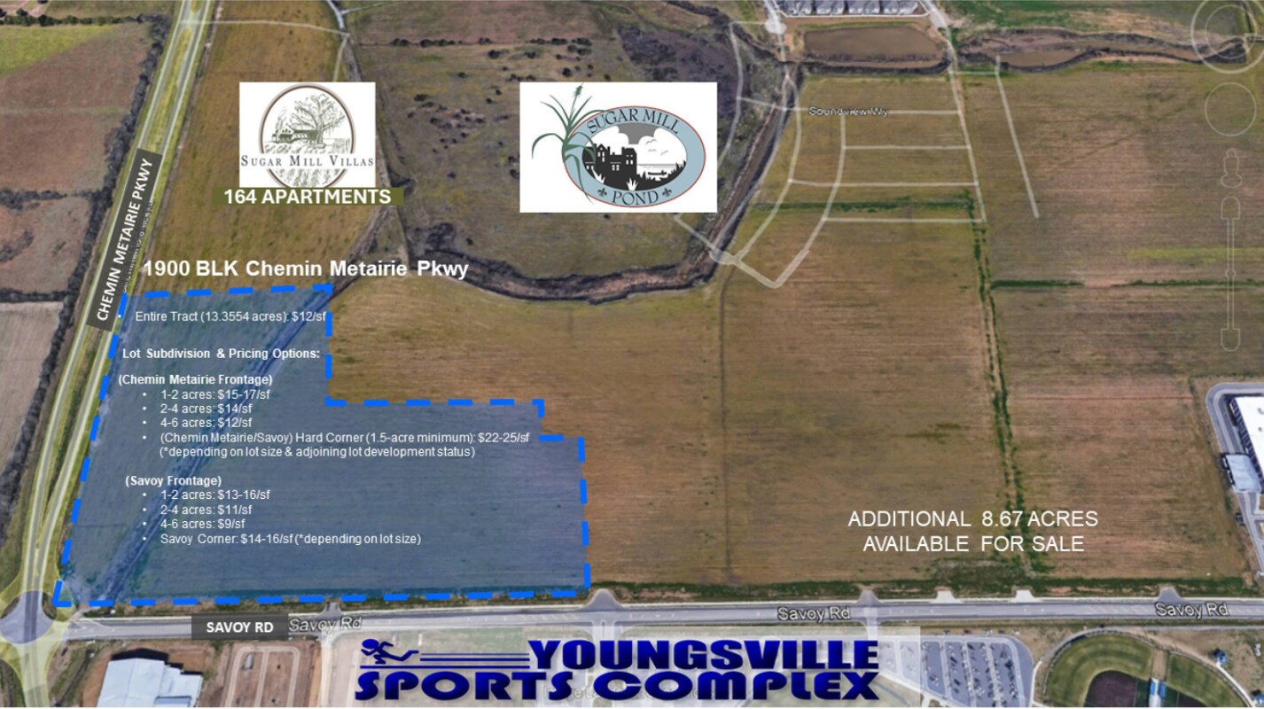 1900 Blk Chemin Metairie, Youngsville, LA à vendre Photo du bâtiment- Image 1 de 4