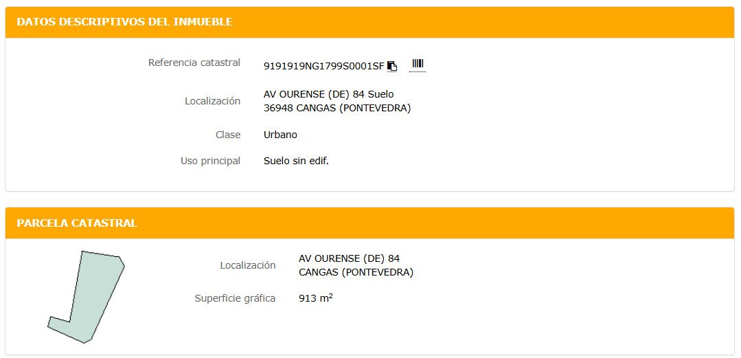 Rúa de Rodeiriña, Cangas, Pontevedra à vendre Photo du bâtiment- Image 1 de 12