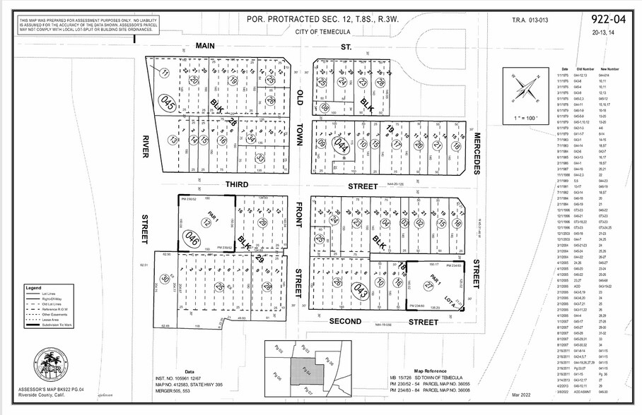 0 3rd St, Temecula, CA à vendre - Plan cadastral - Image 2 de 2