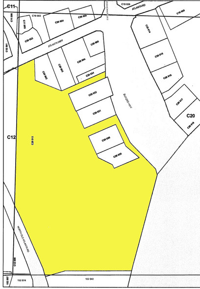 501-570 Lakeland Plz, Cumming, GA à louer - Plan cadastral - Image 2 de 10