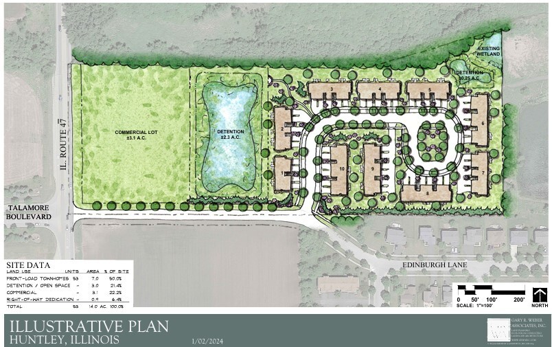 Il 47-& Tallamore Dr, Huntley, IL à vendre - Plan de site - Image 3 de 3