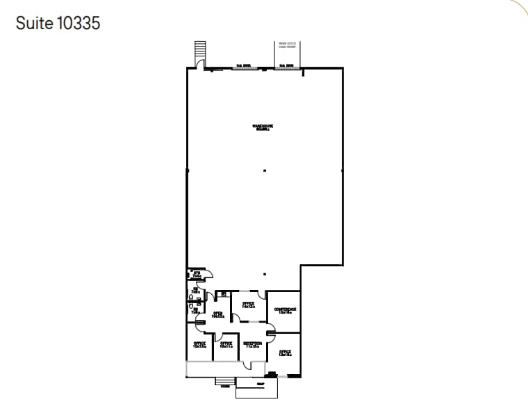 10310 Brockwood Rd, Dallas, TX à louer Plan d’étage- Image 1 de 1