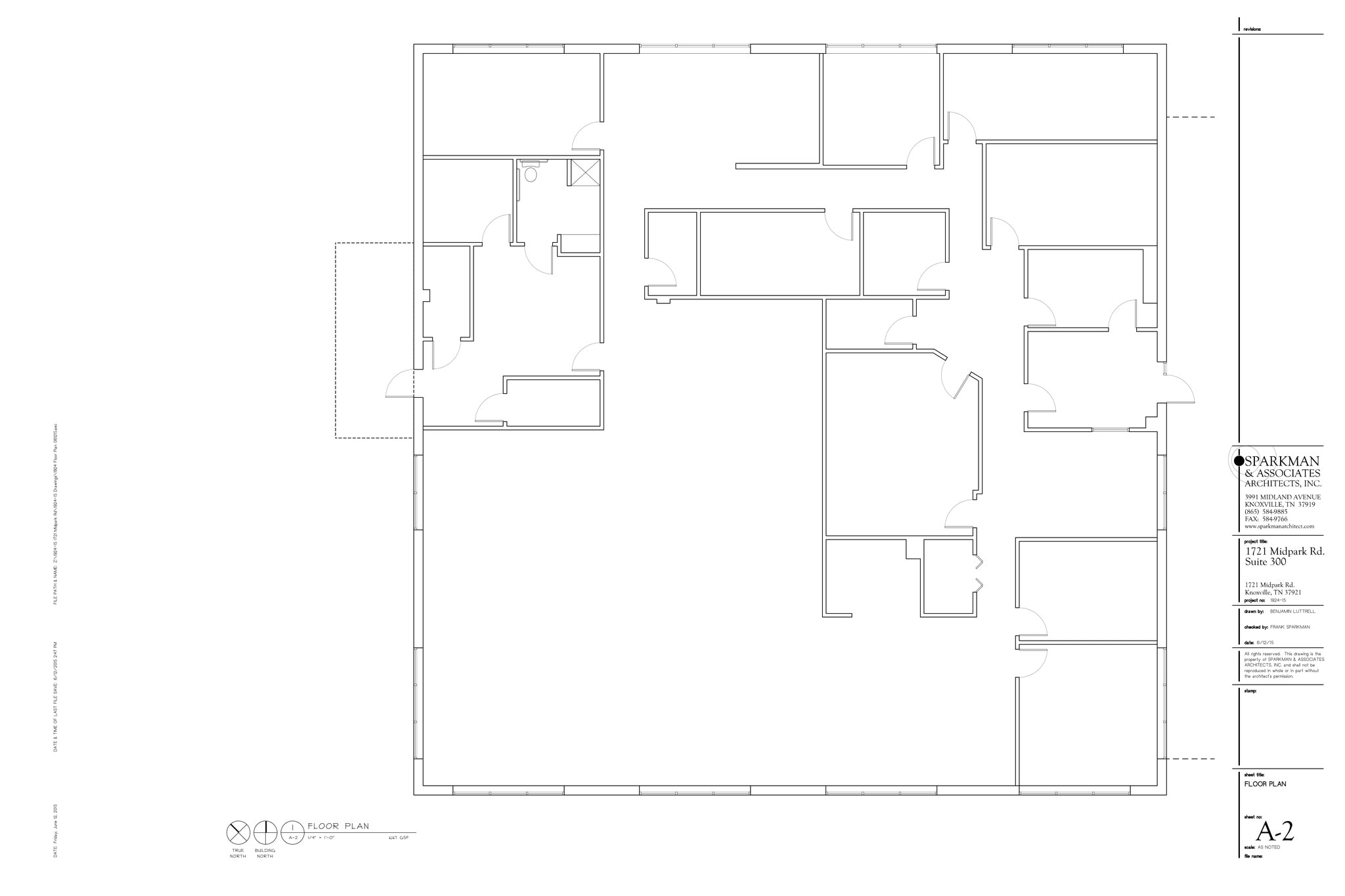 1721-1729 Midpark Rd, Knoxville, TN for lease Site Plan- Image 1 of 2
