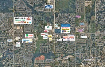 723-821 W Danforth Rd, Edmond, OK - Aerial map view