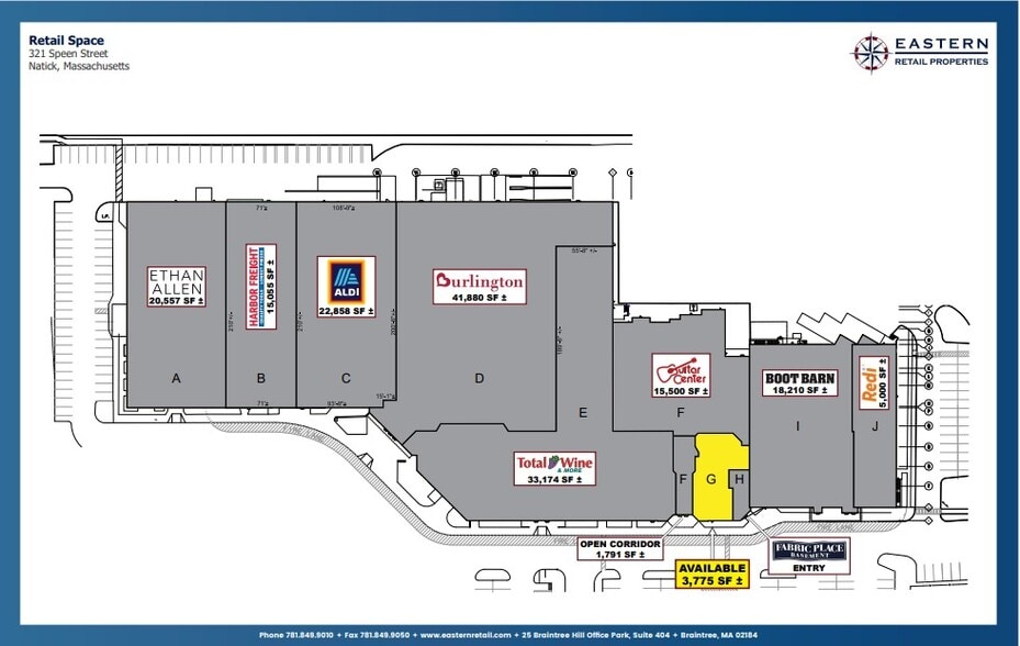 321 Speen St, Natick, MA for lease - Site Plan - Image 2 of 3