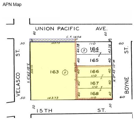 3447 E 15th St, Los Angeles, CA for lease - Plat Map - Image 3 of 7