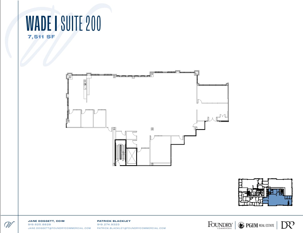 5440 Wade Park Blvd, Raleigh, NC for lease Floor Plan- Image 1 of 2
