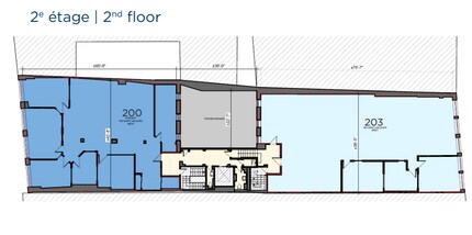 400 Rue Saint-Jacques, Montréal, QC à louer Plan d’étage- Image 1 de 1