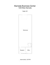 1220 W Alameda Dr, Tempe, AZ for lease Floor Plan- Image 1 of 1