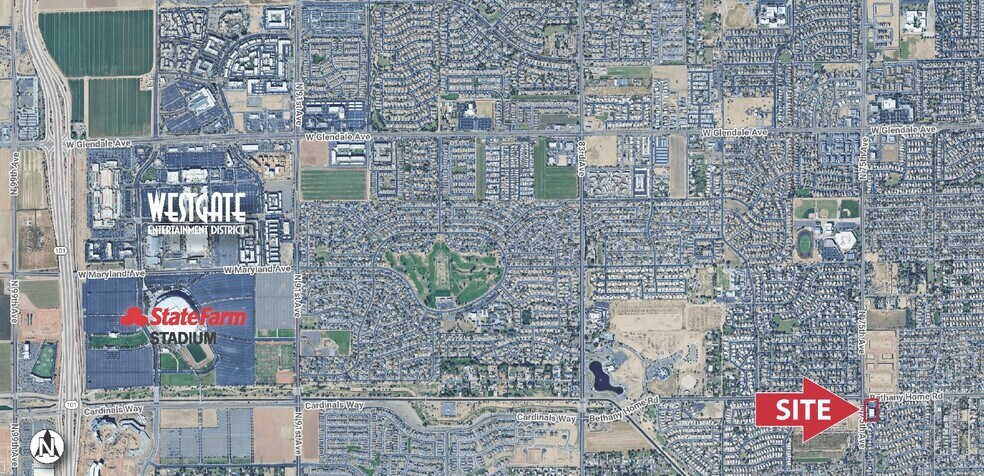 7499 W Bethany Home Rd, Glendale, AZ à louer - Aérien - Image 2 de 3