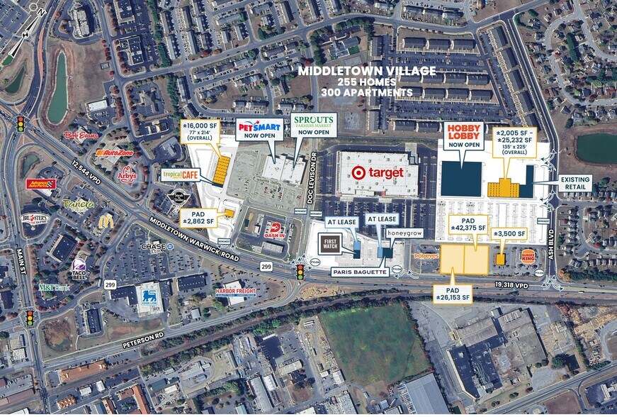 Route 301, Middletown, DE à louer - Aérien - Image 2 de 9