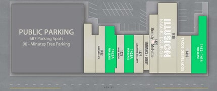 1412-1434 4th St, Santa Monica, CA à louer Plan de site- Image 2 de 3