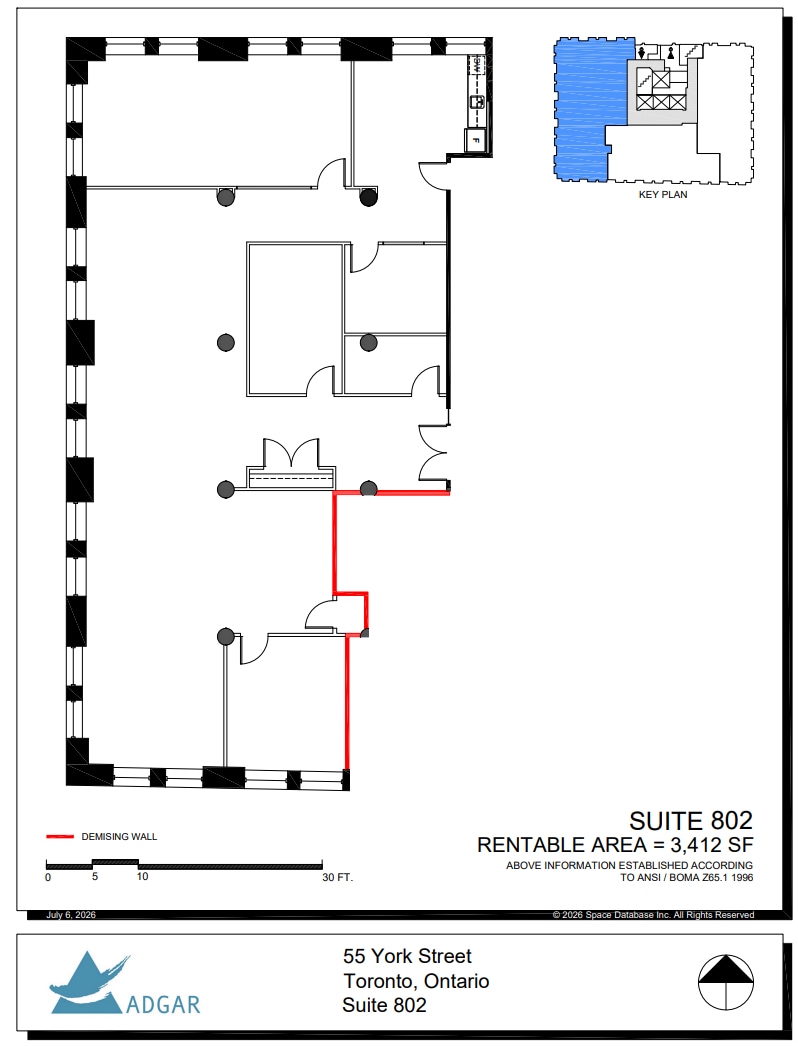 55 York St, Toronto, ON for lease Floor Plan- Image 1 of 1