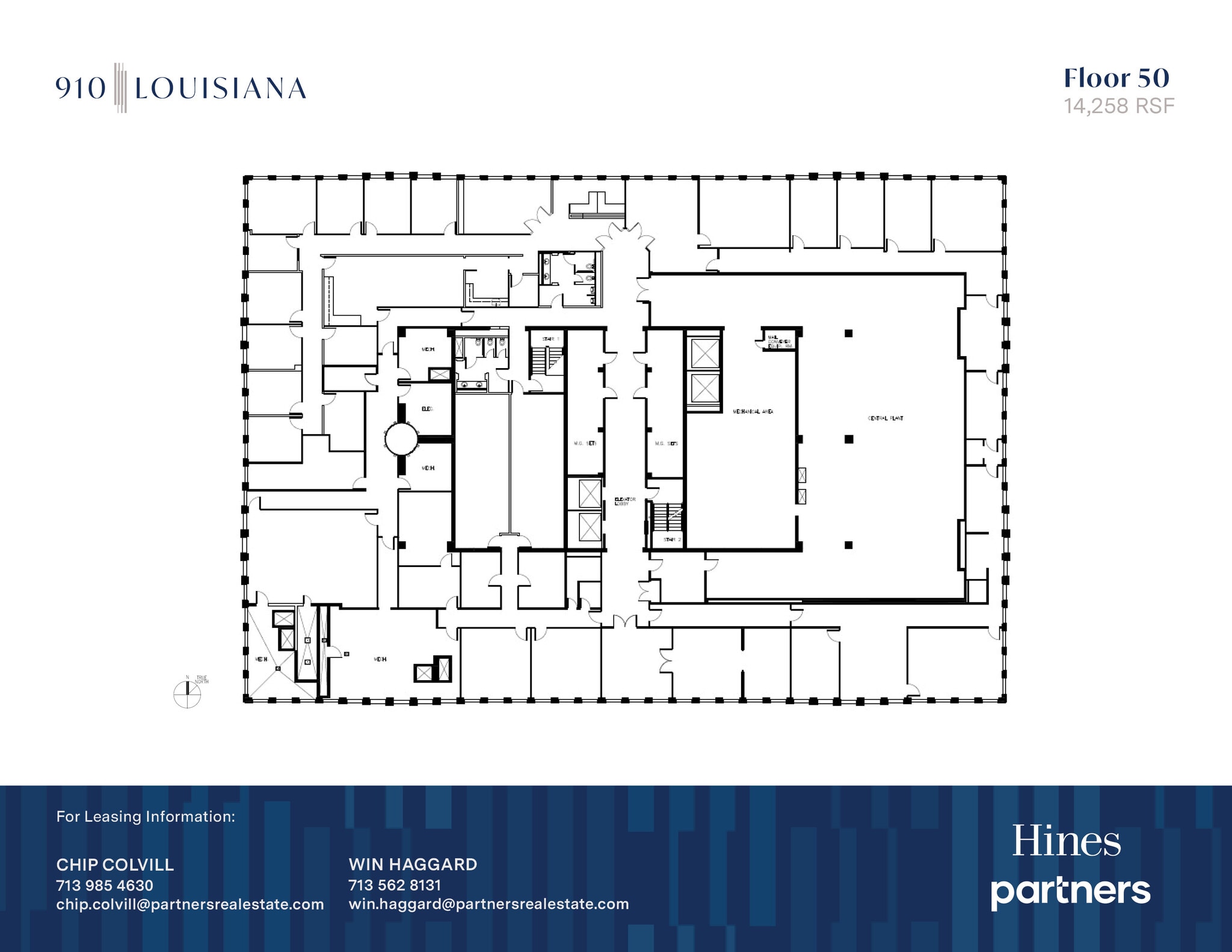 910 Louisiana St, Houston, TX à louer Plan d’étage- Image 1 de 1