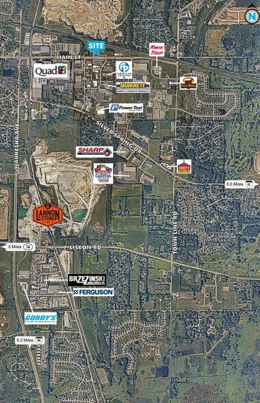 N64W22622 Main St, Sussex, WI for sale - Aerial - Image 2 of 3