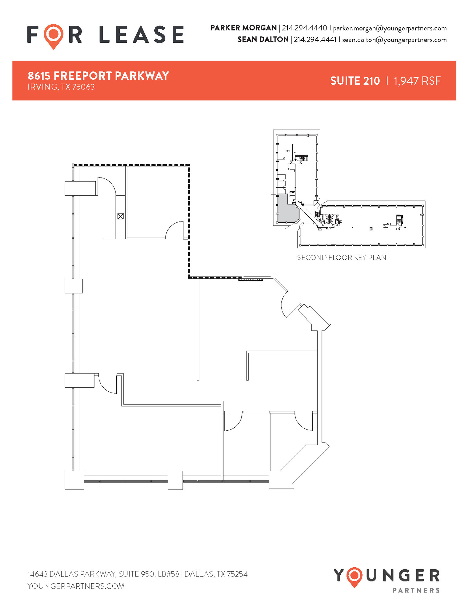 8615 Freeport Pky, Irving, TX à louer Plan d  tage- Image 1 de 2