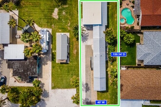 801 59th St, Port, Port Aransas, TX - AERIAL  map view - Image1