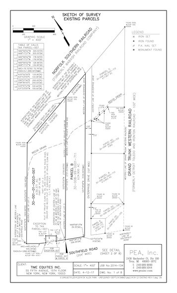 Enterprise Drive, Allen Park, MI à vendre - Plan de site - Image 2 de 3