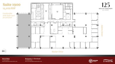 125 S Wacker Dr, Chicago, IL à louer Plan d’étage- Image 1 de 1