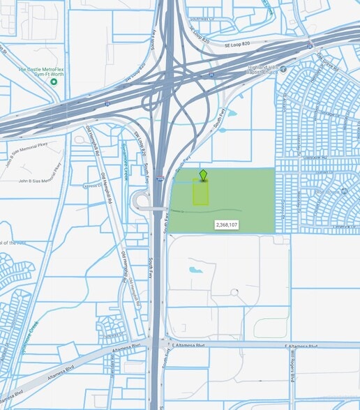 5921 South Fwy, Fort Worth, TX à louer - Plan cadastral - Image 1 de 1