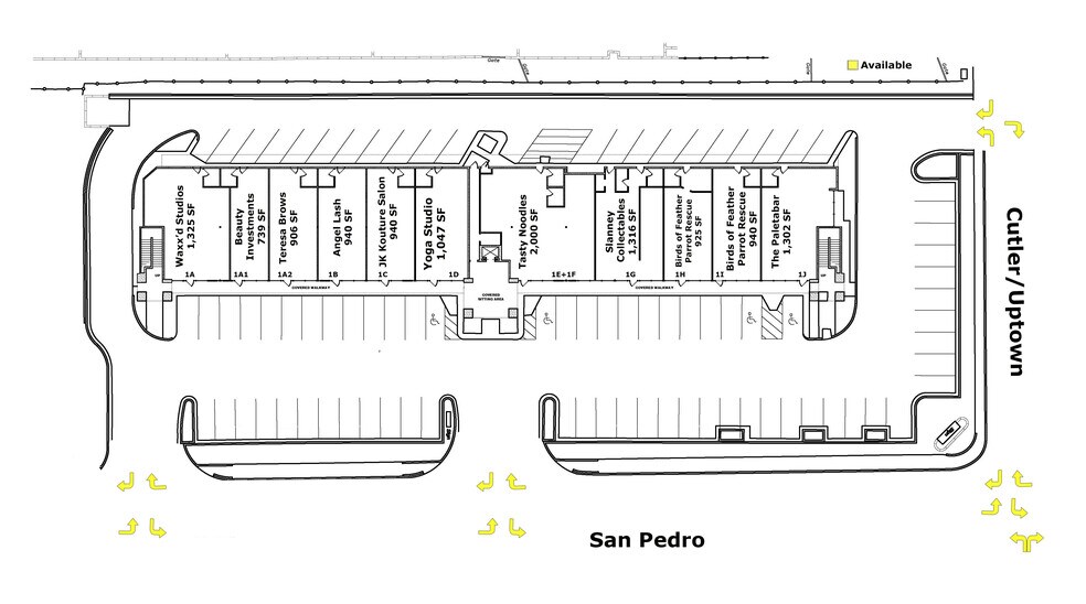 2325 San Pedro Blvd NE, Albuquerque, NM à louer - Plan de site - Image 2 de 5