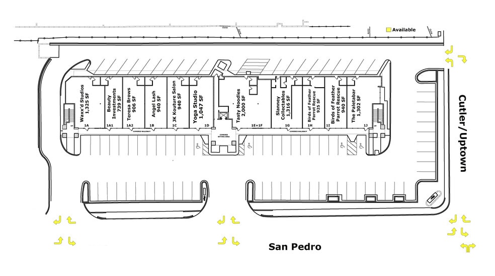 2325 San Pedro Blvd NE, Albuquerque, NM for lease - Site Plan - Image 2 of 5