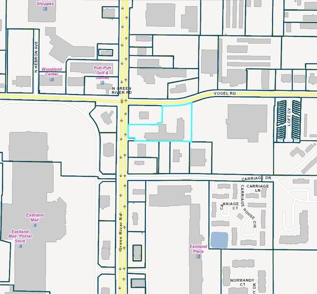 1101 N Green River Rd, Evansville, IN à vendre - Plan cadastral - Image 2 de 10