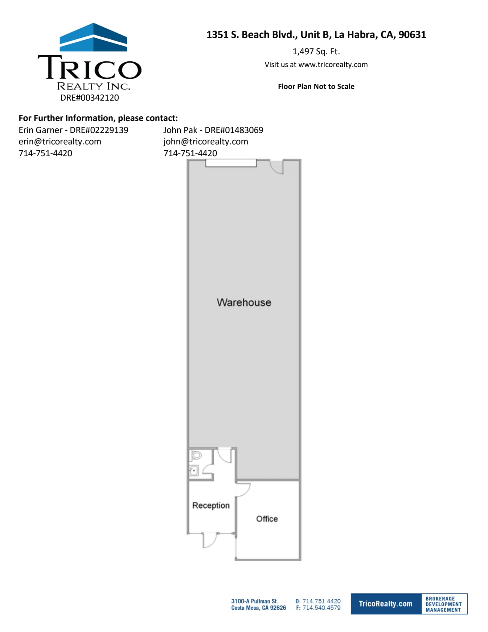 1251-1401 S Beach Blvd, La Habra, CA for lease Floor Plan- Image 1 of 1