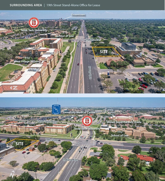 3409 19th St, Lubbock, TX à louer - Aérien - Image 2 de 18