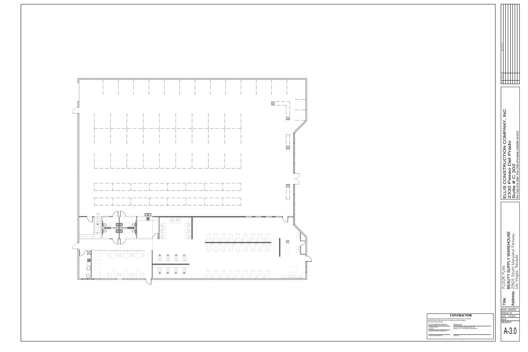 2965 S Maryland Pky, Las Vegas, NV à louer Plan de site- Image 1 de 2