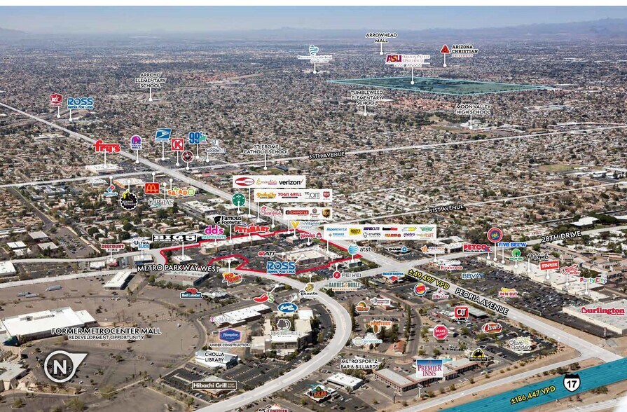 10214 N Metro Pky, Phoenix, AZ à louer - Aérien - Image 2 de 19