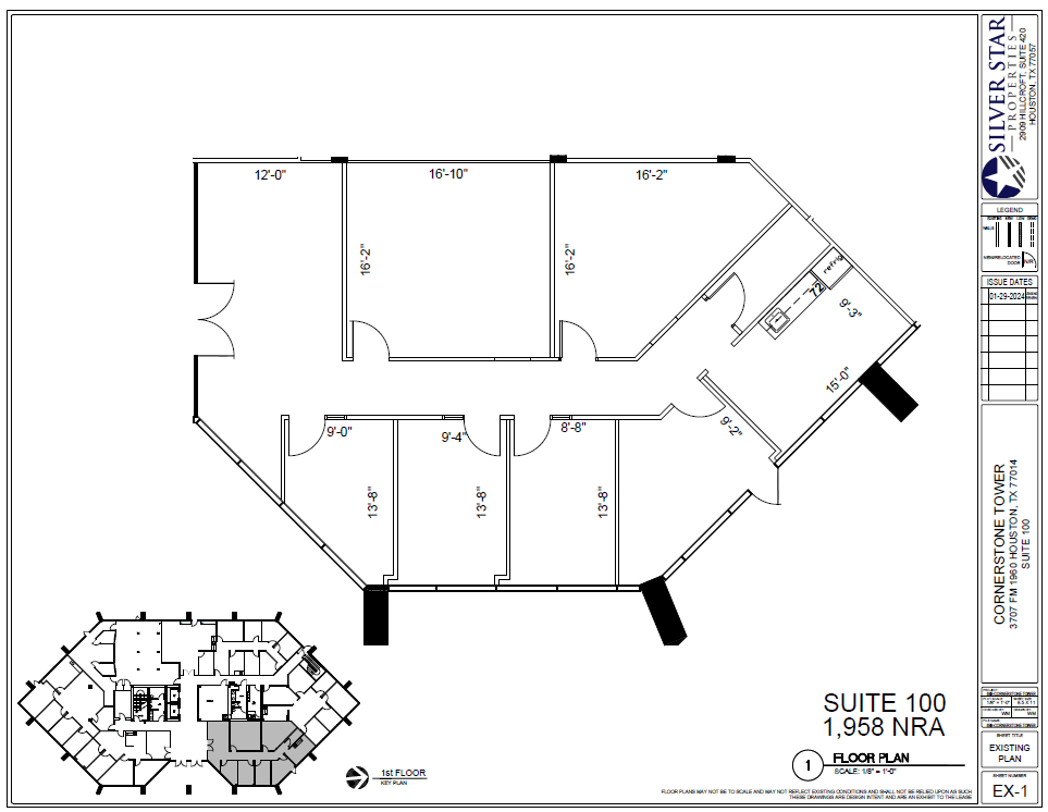 3707 FM 1960 W, Houston, TX à louer Plan d’étage- Image 1 de 1